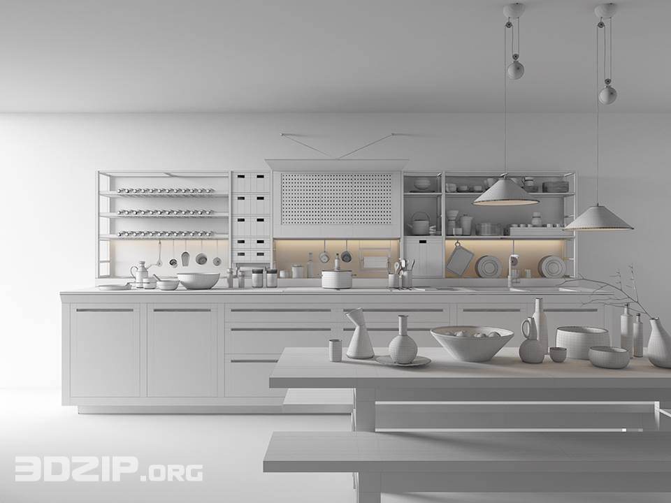 Valcucine kitchen – Free scene by A.M Architect (4)