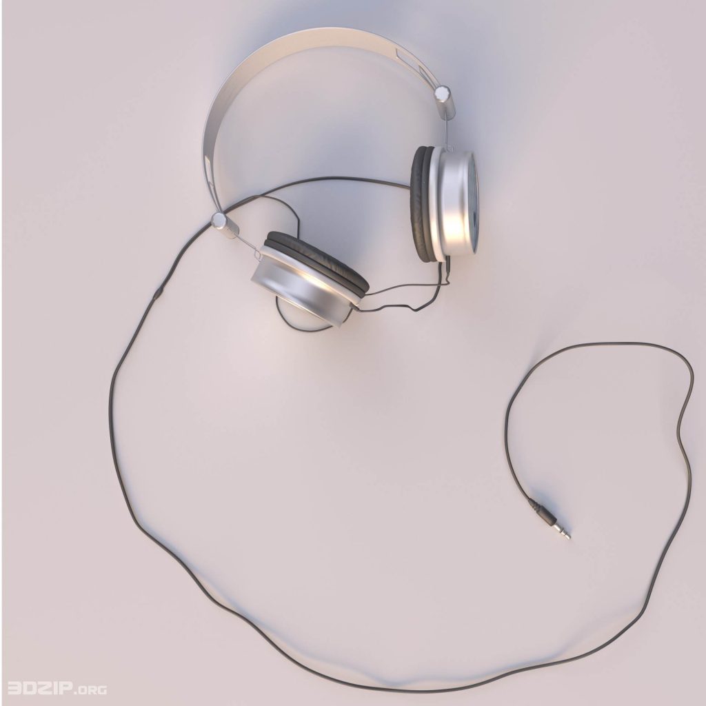Headphones modeled for “Amsterdamse Penthouse” scene (Blender Cycles) 1