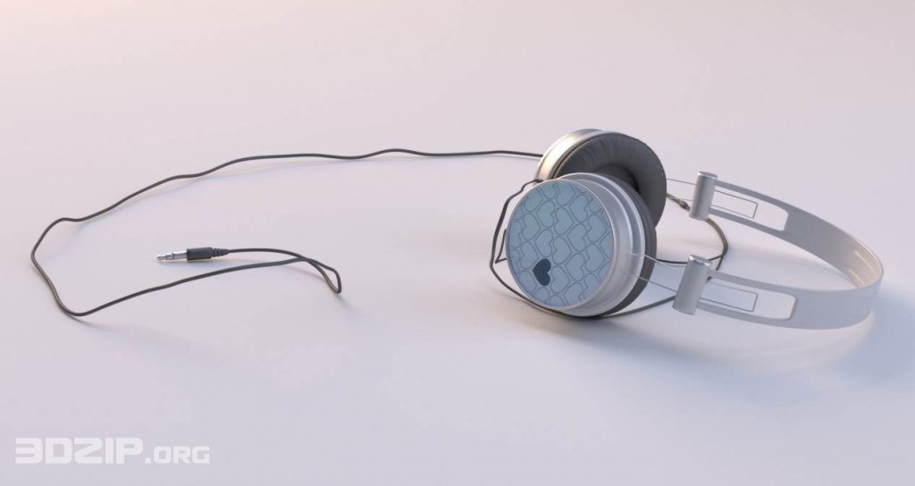 Headphones modeled for “Amsterdamse Penthouse” scene (Blender Cycles) 2