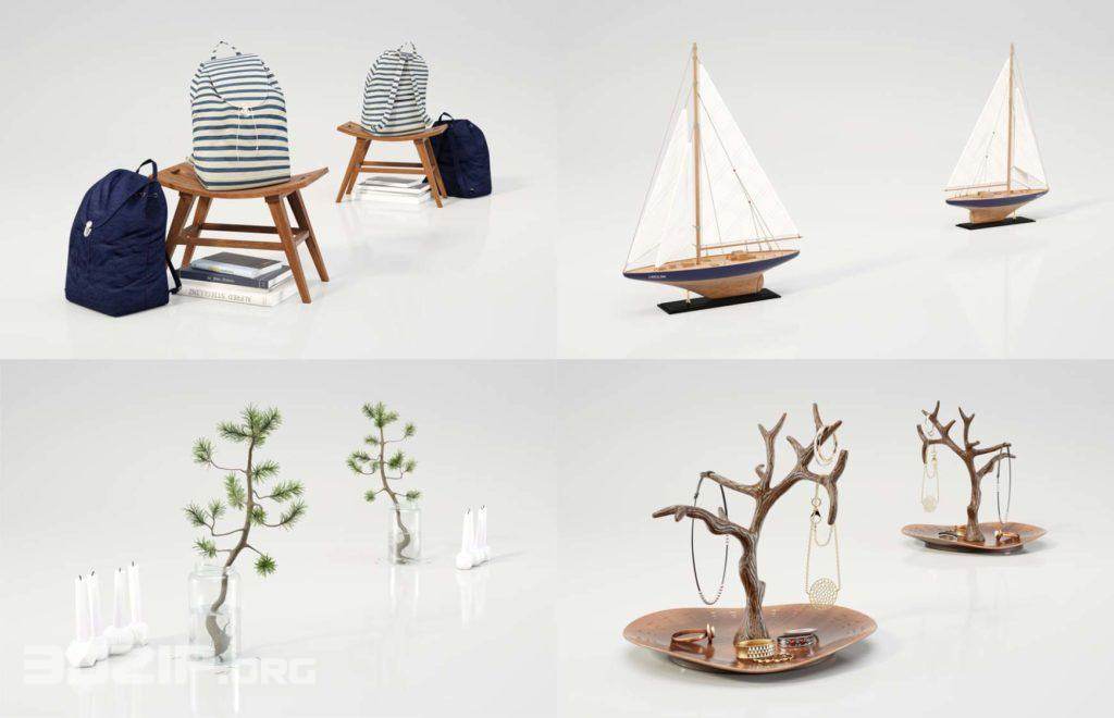 Free Decorative Objects by VizPeople
