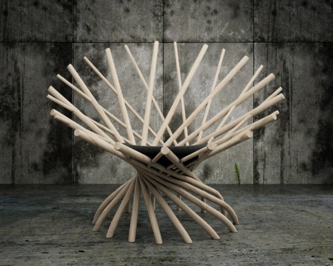 Free 3d model Commits Lamp & Nest Chair by Flying Architecture 1