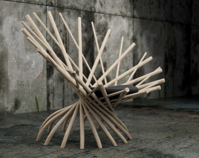 Free 3d model Commits Lamp & Nest Chair by Flying Architecture 2