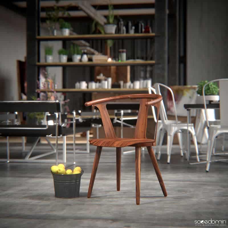 Free 3d model of SK1 chair by Sami Kallio 1