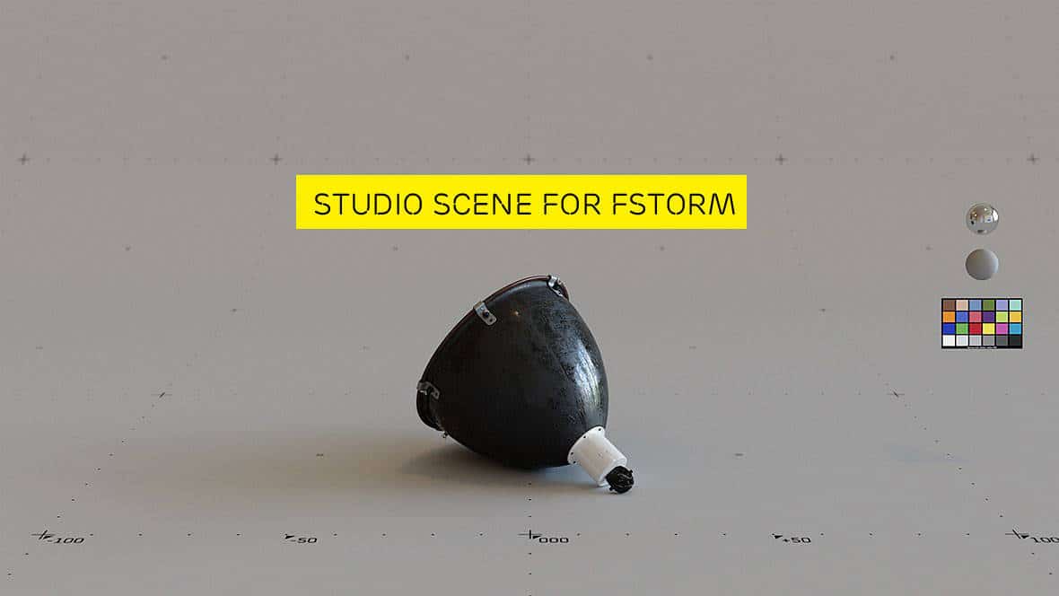 Free 3d Studio Scene For FStorm from Zchen 1