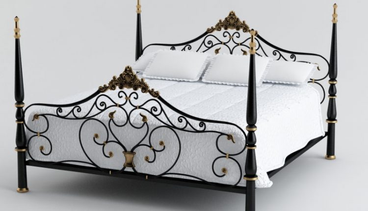 Free 3D Models Bed kovka