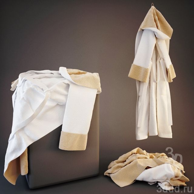 3dSkyHost: 3D Models bathrobe – Clothing Free Download
