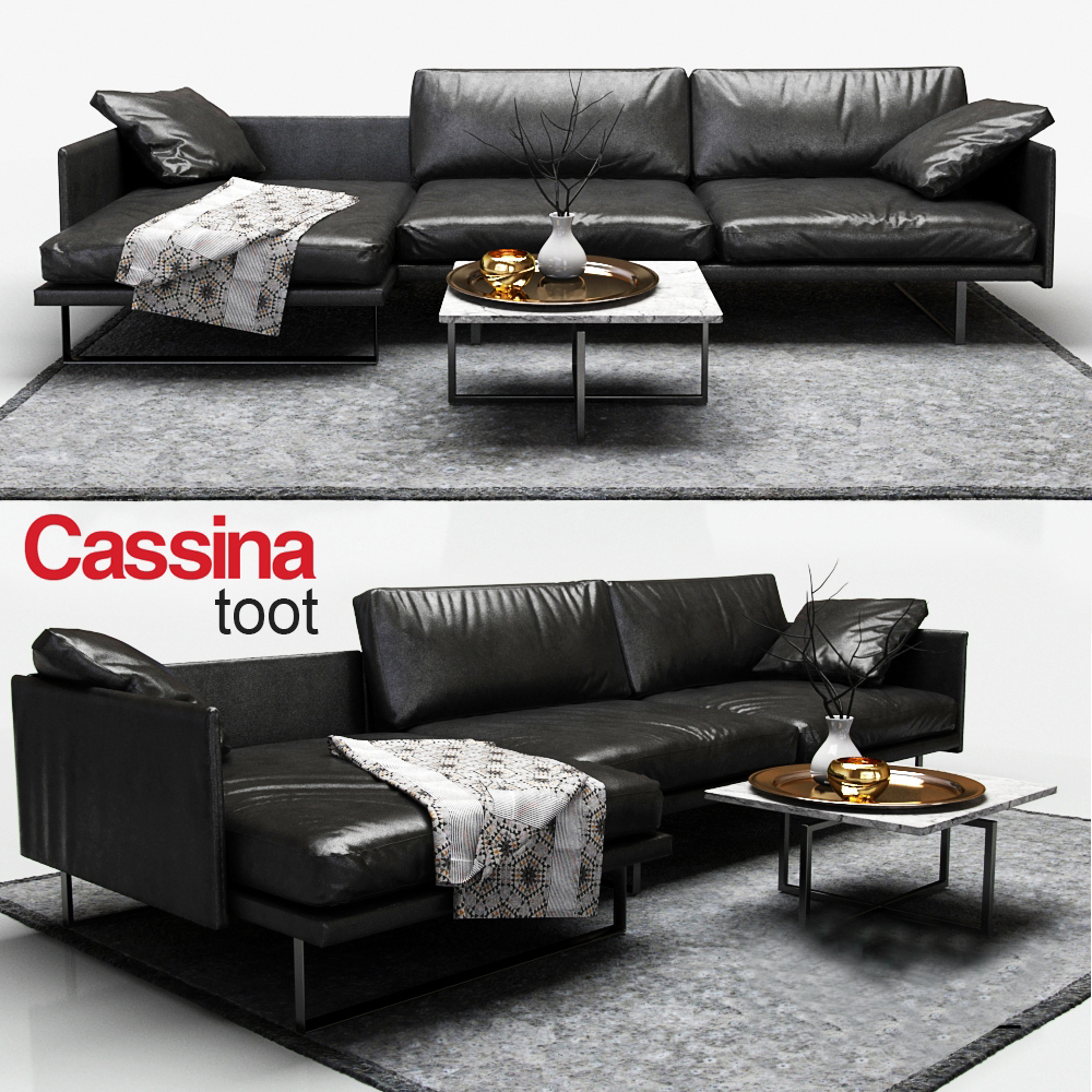 3dSkyHost: 3D Model Cassina Toot Sofa Free Download