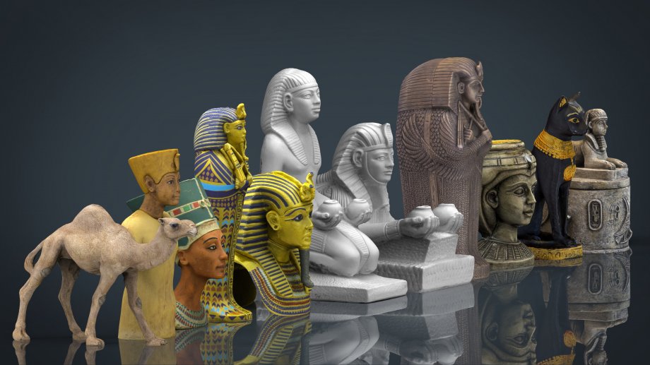 3d Model Egypt Collection Pack Download