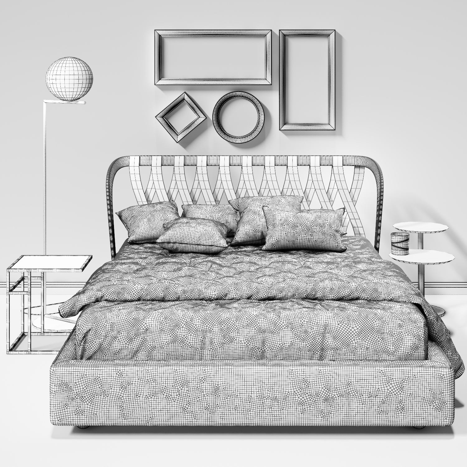 3dSkyHost: 3D Bed Model 72 Free Download