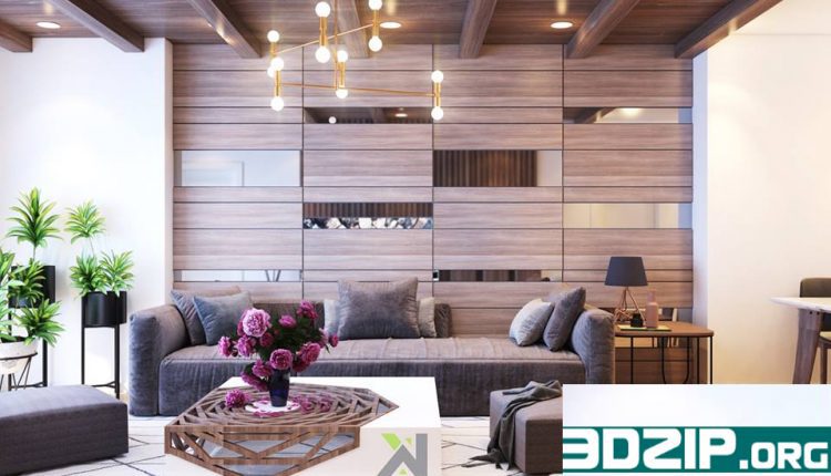 3D Interior Livingroom 217 File 3dsmax Model By Nguyen Xuan Hoat