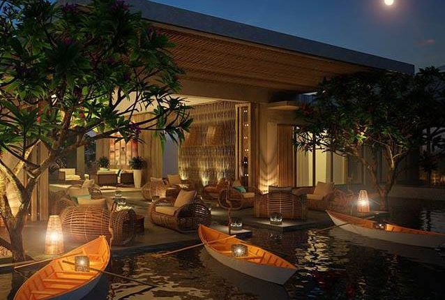 3D Exterior Resorts Scene 3dsmax Free Download