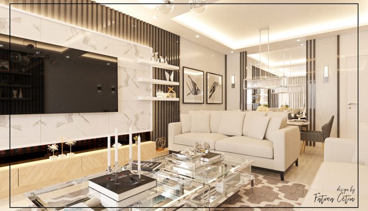 3D Interior Scenes File 3dsmax Model Apartment Livingroom 2