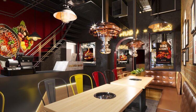 3D Model Interior Restaurant Scene 240 By CaoVanLuan Free Download