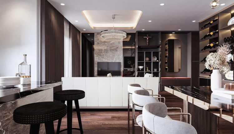 3D Interior Kitchen – Livingroom 114 Scene 3dsmax By Tho 4