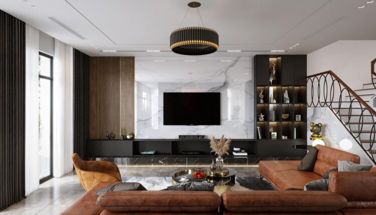 3D Interior Kitchen – Livingroom 116 Scene 3dsmax By Long Rbk
