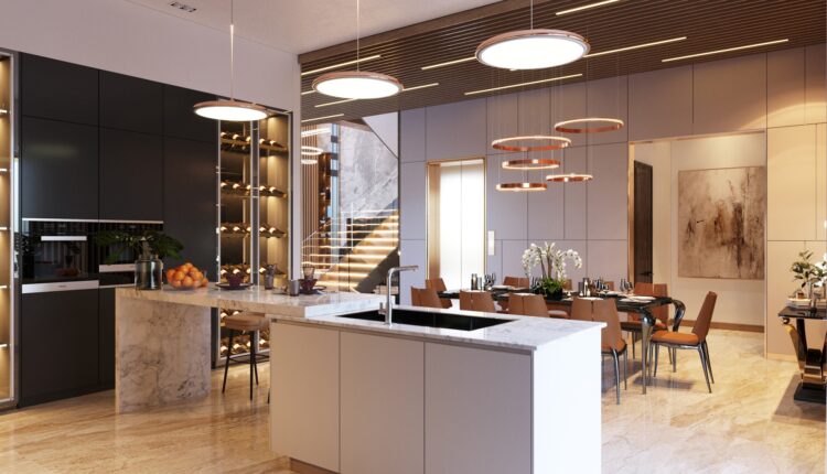3D Interior Kitchen – Livingroom 147 Scene 3dsmax By PV Tung 7