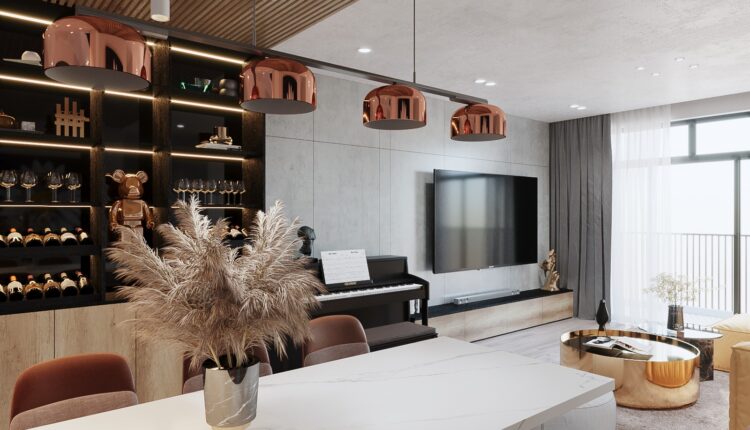3D Interior Kitchen – Livingroom 155 Scene 3dsmax By Nguyen Ngoc Tung 4