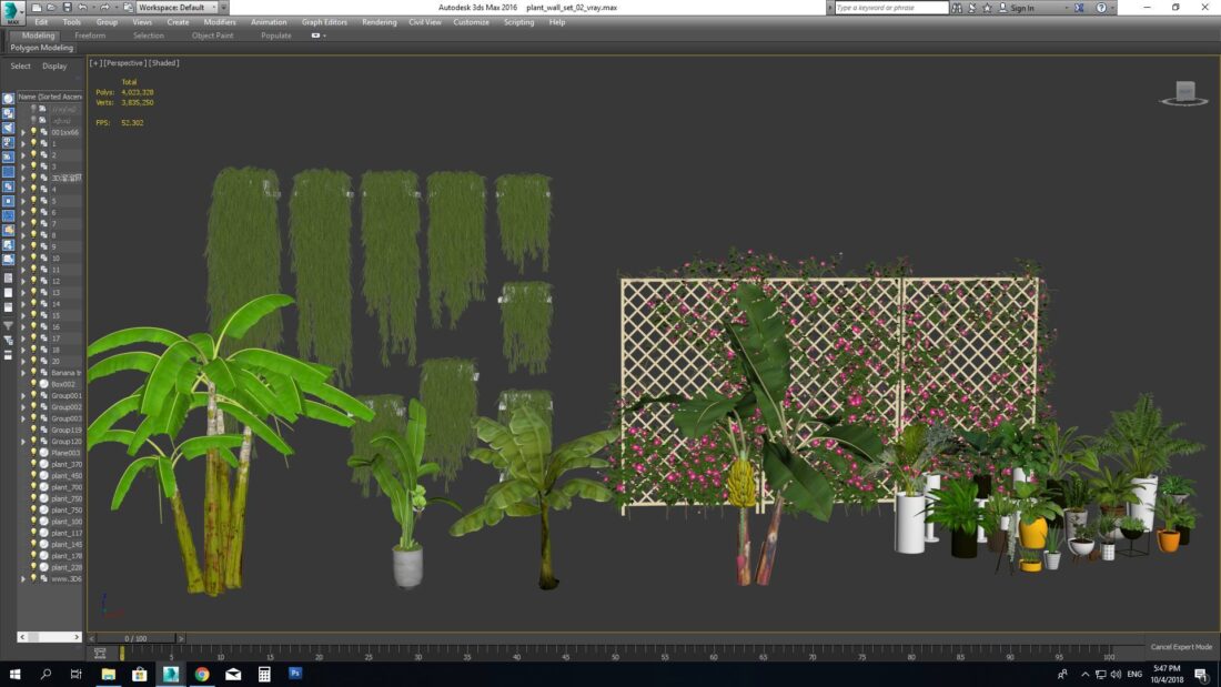 3d Tree Plant Model 410 Free Download By Phong Ka  - 3D Model  Free Download