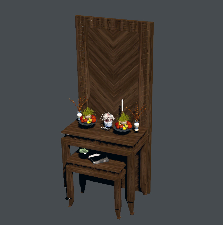 3D Interior Scenes File 3dsmax Model Altar Room 24 By Le Hieu