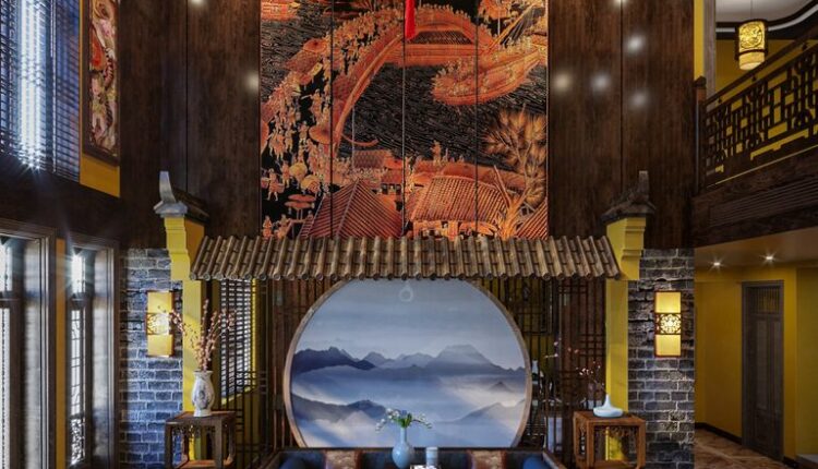 3D Interior Scene File 3dsmax Model Indochine Livingroom 495 By Nguyen Thai Nguyen 1