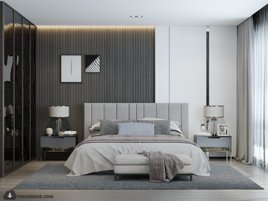 3D Interior Scenes File 3dsmax Model Bedroom 498 By Huy Hieu Lee