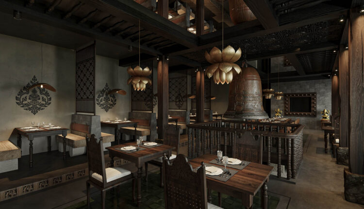 3D Model Interior Restaurant 79 Scenes File 3dsmax By Hoang Tung 3