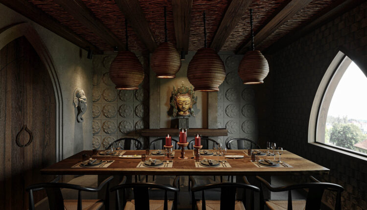 3D Model Interior Restaurant 79 Scenes File 3dsmax By Hoang Tung 7