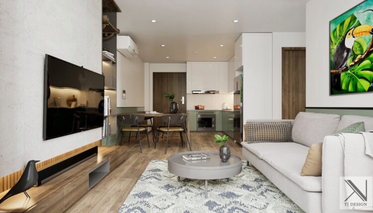 3D Interior Kitchen – Livingroom 227 Scene 3dsmax By Brian Vu 2