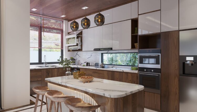 3D Interior Kitchen – Livingroom 259 Scene 3dsmax By Kts Van Trong Phong 2