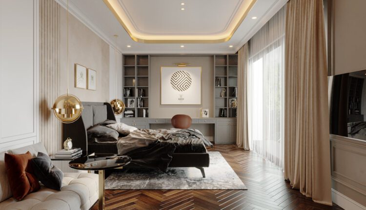 9701. Download Free 3D Interior Bedroom Model By Lee Nguyen