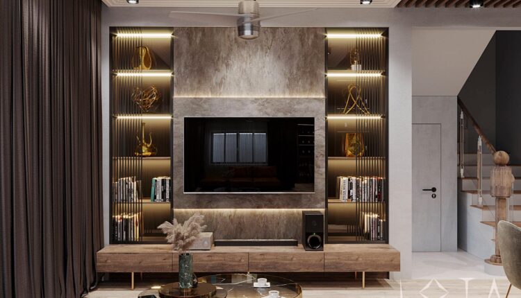 9705. 3D Interior Living Room – Kitchen Model Download by Nguyen Long