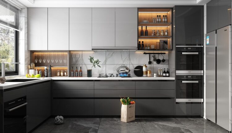 12142. Download Free 3D Kitchen Model By Huy Hieu Lee