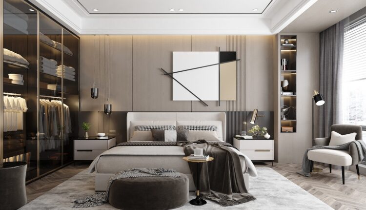 12456. 3D Bedroom Interior Model Download By Huy Hieu Lee