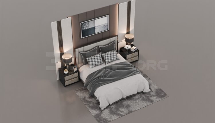 322. Download Free Bed Model By Viet Long Lee