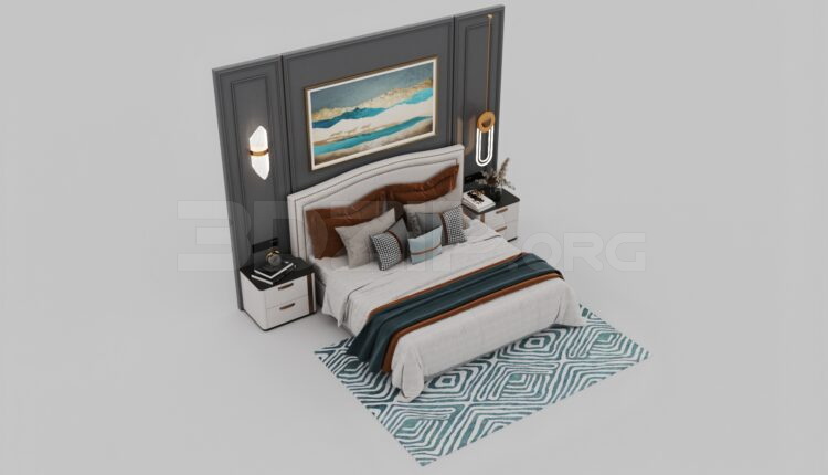 326. Download Free Bed Model By Huy Hieu Lee