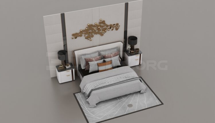 342. Download Free Bed Model By Viet Long Lee