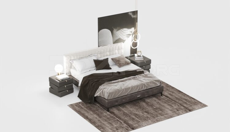 347. Download Free Bed Model By Viet Long Lee