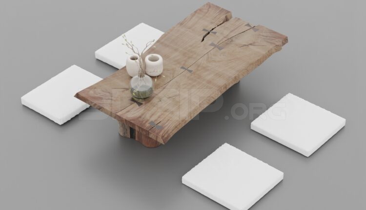 376. Download Free Tea Table Model By Huy Dam
