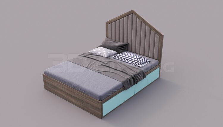391. Download Free Bed Model By Dang Nam Quang