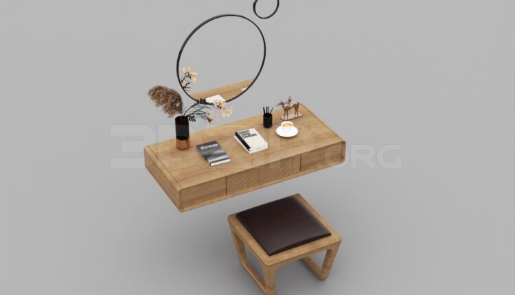 559. Download Free Dressing Table Model By Brian Vu