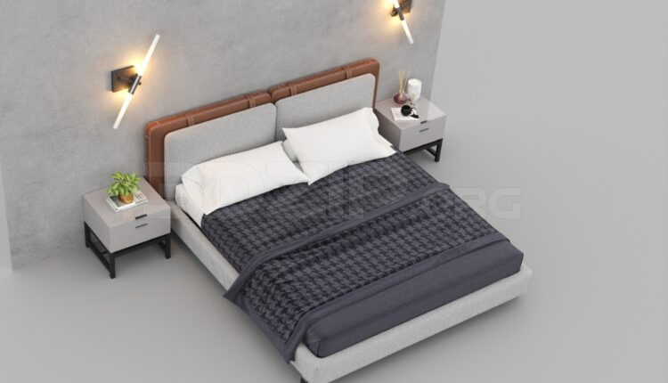597. Download Free Bed Model By Nguyen Ngoc Tung