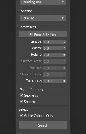 Script For 3dsmax Select By Measuring (1)