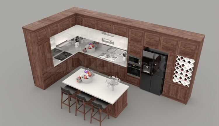 626. Download Free Kitchen Model By Le Xuan Tai