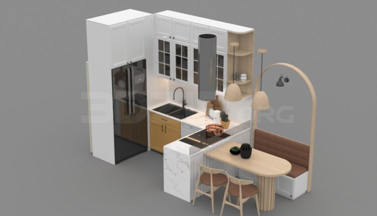 656. Download Free Kitchen Model By Duc Nguyen