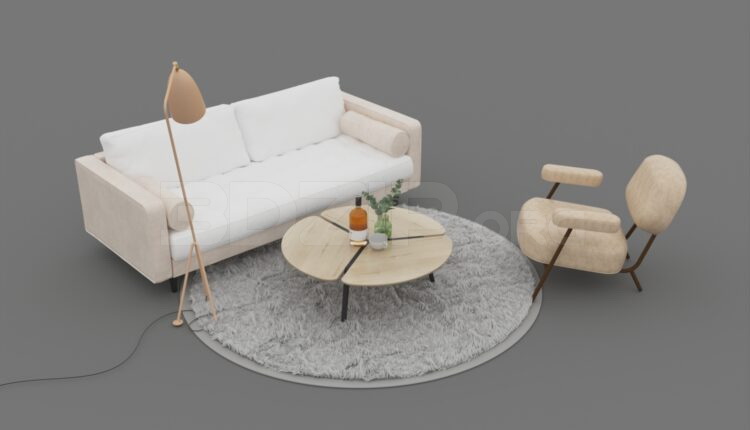 671. Download Free Sofa Model By Tuan An