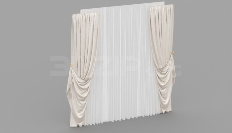 698. Download Free Curtains Model By Trung Kien Kts