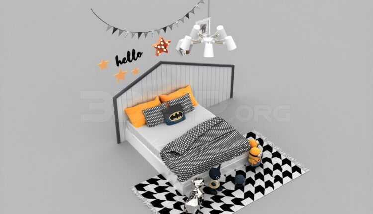 752. Download Free Child Bed Model By Huy Hieu Lee