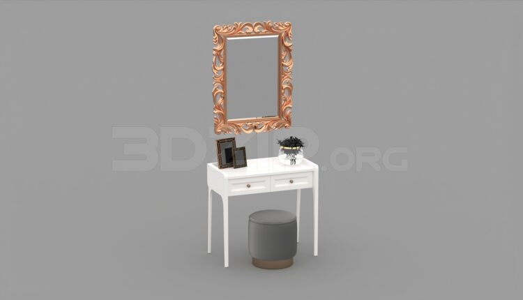812. Download Free Dressing Table Model By Quang Hoa