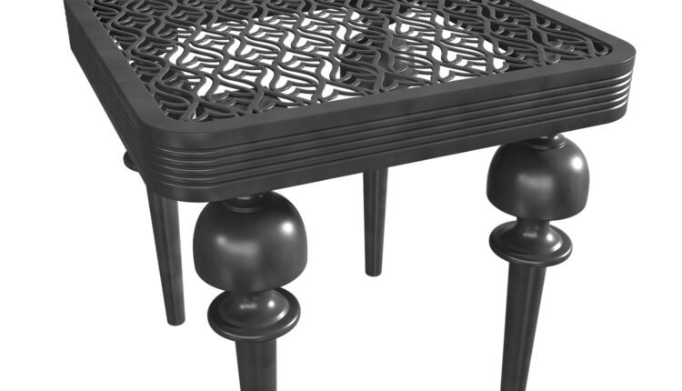 Download Free 3D Hemingway Square End Table Model By Nguyen Minh Khoa