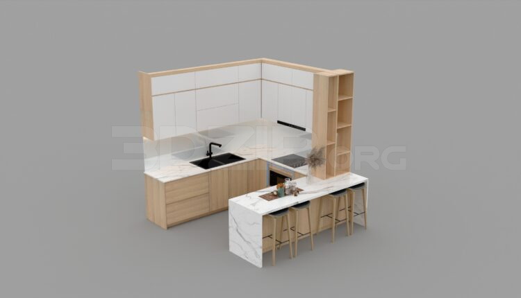 1369. Download Free Kitchen Model By Tu Anh